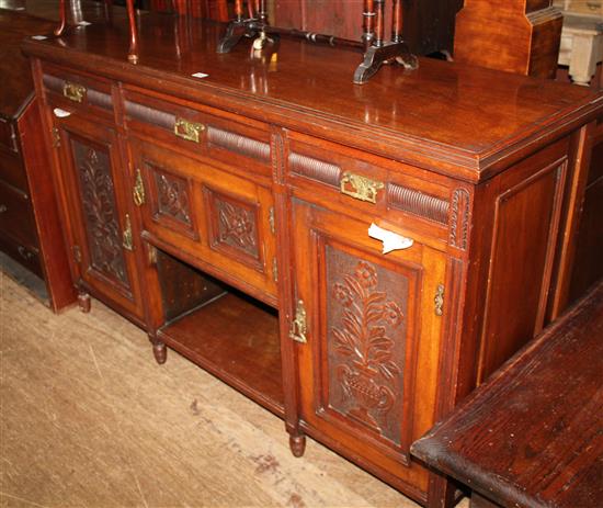 Large Victorian mahogany sideboard